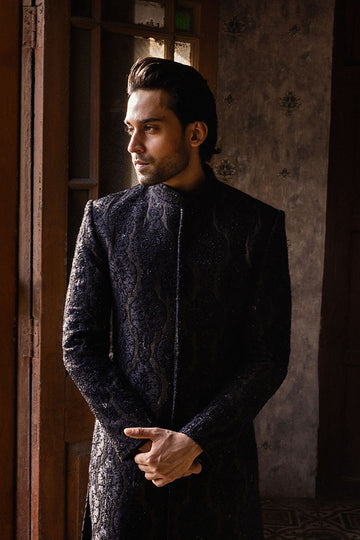 Black Sherwani